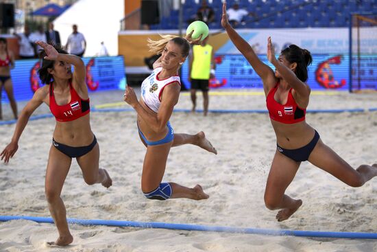 Beach Handball. 2018 World Championships. Day one