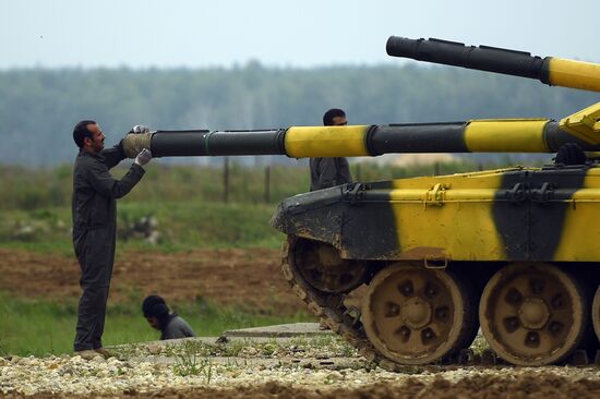 Preparations for Tank Biathlon 2018 international competition