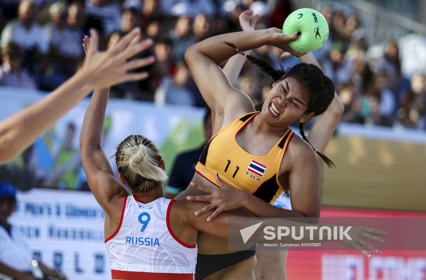 Beach Handball. 2018 World Championships. Day one