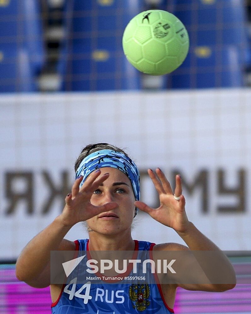 Beach Handball. 2018 World Championships. Day one