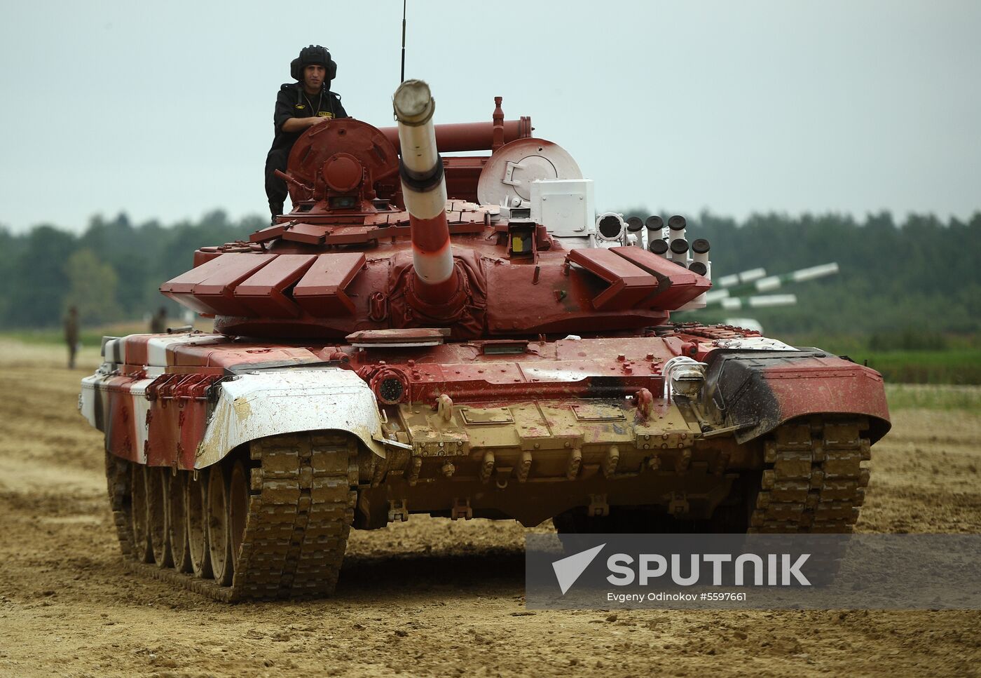 Preparations for Tank Biathlon 2018 international competition