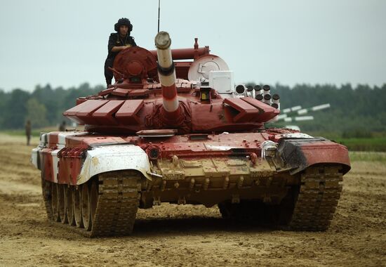 Preparations for Tank Biathlon 2018 international competition