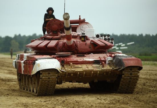 Preparations for Tank Biathlon 2018 international competition