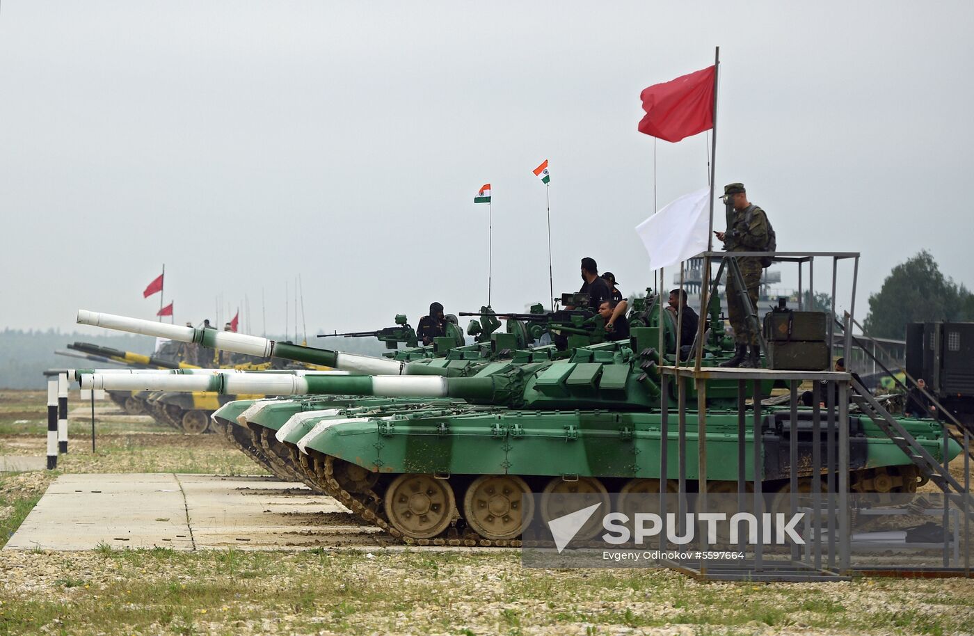 Preparations for Tank Biathlon 2018 international competition