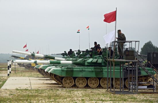 Preparations for Tank Biathlon 2018 international competition