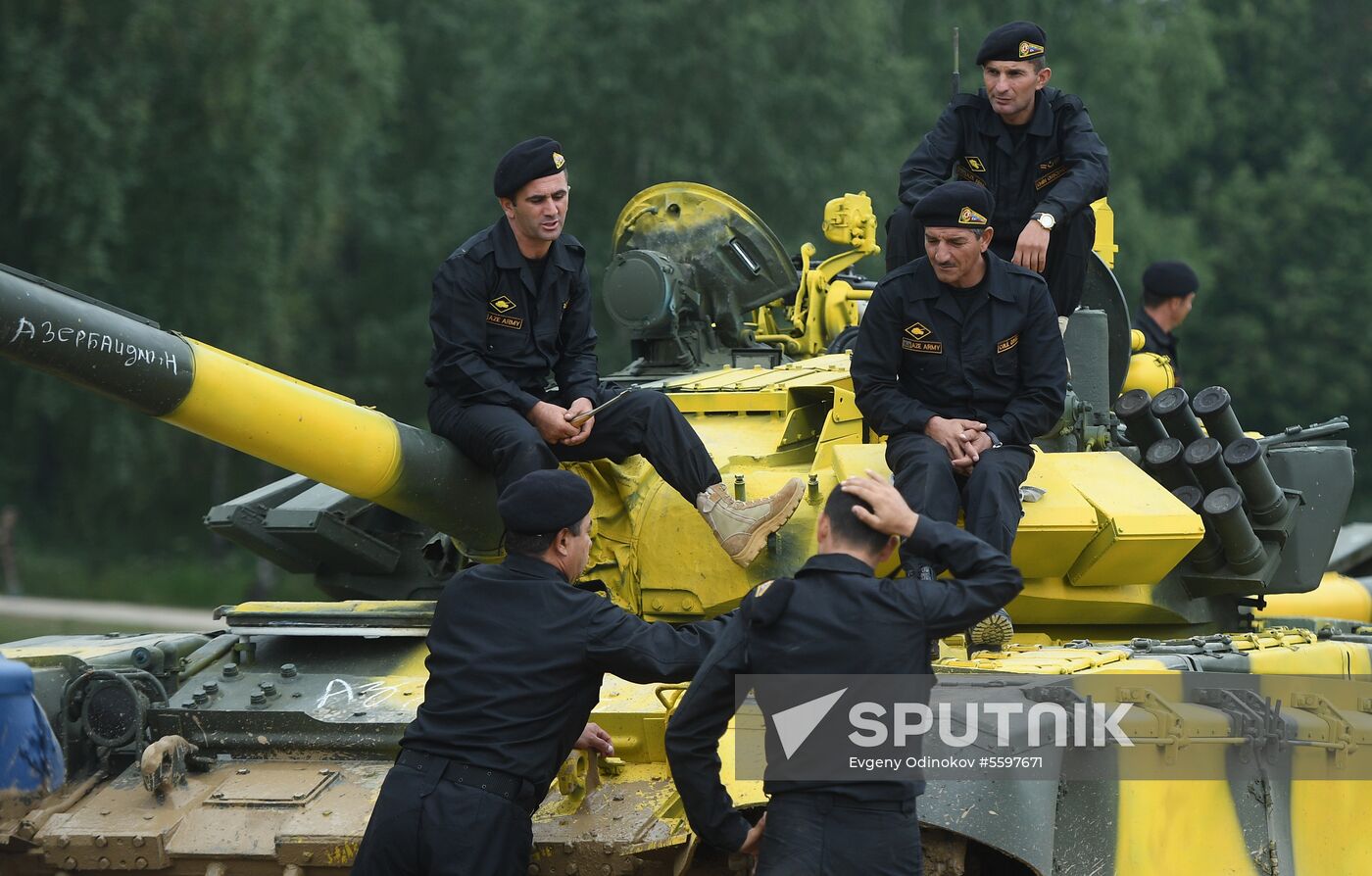 Preparations for Tank Biathlon 2018 international competition