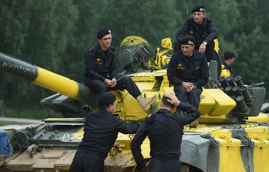 Preparations for Tank Biathlon 2018 international competition