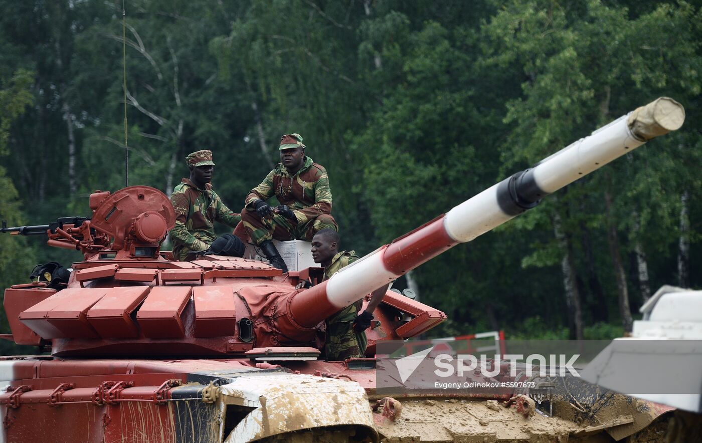 Preparations for Tank Biathlon 2018 international competition