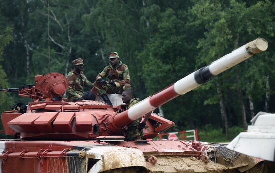 Preparations for Tank Biathlon 2018 international competition