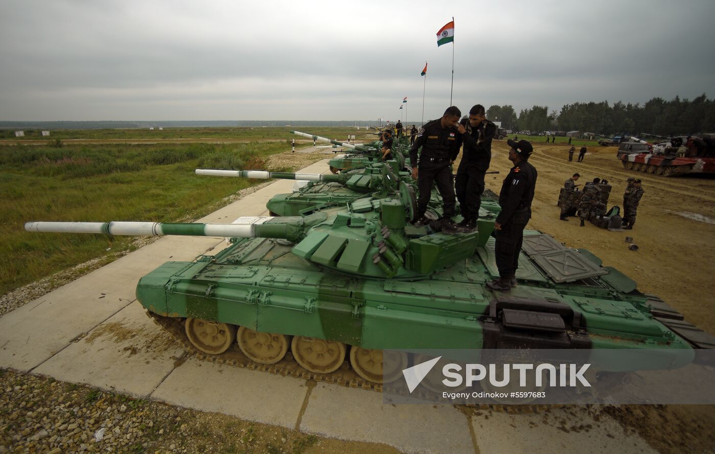 Preparations for Tank Biathlon 2018 international competition