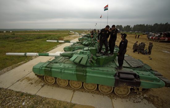 Preparations for Tank Biathlon 2018 international competition