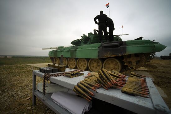 Preparations for Tank Biathlon 2018 international competition