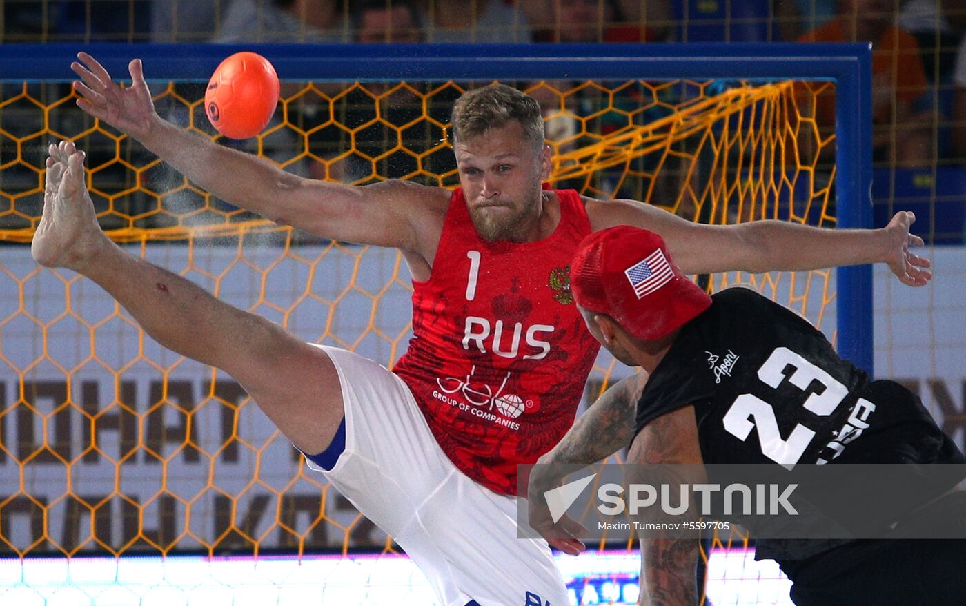 Beach Handball. 2018 World Championships. Day one