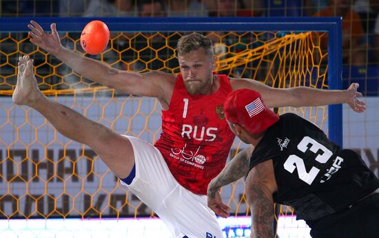 Beach Handball. 2018 World Championships. Day one