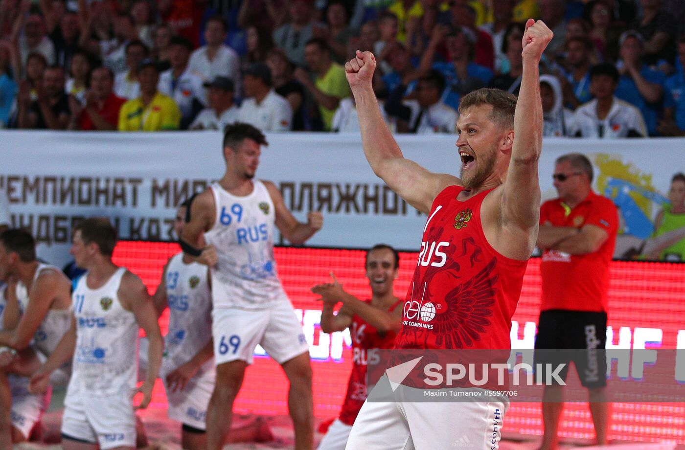 Beach Handball. 2018 World Championships. Day one