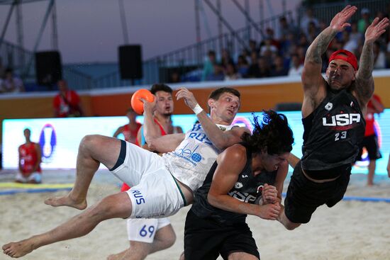 Beach Handball. 2018 World Championships. Day one
