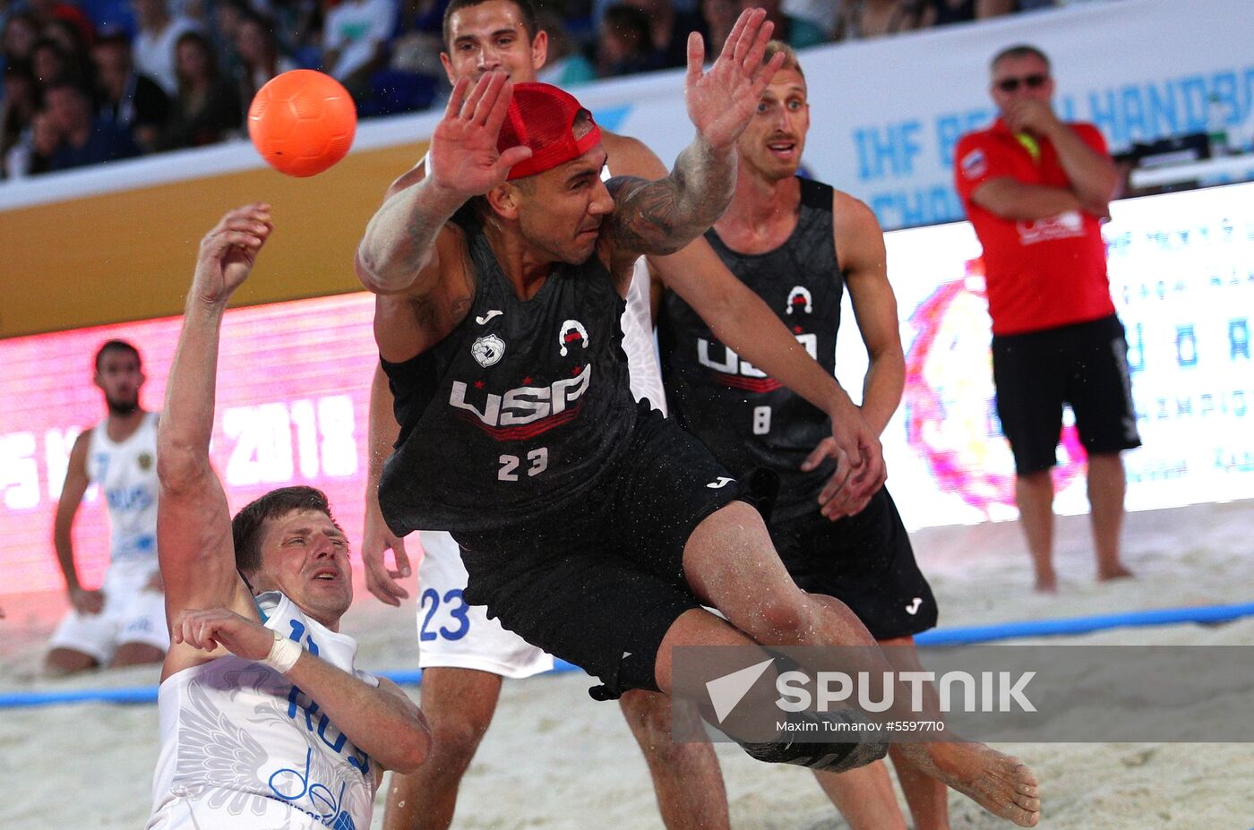 Beach Handball. 2018 World Championships. Day one