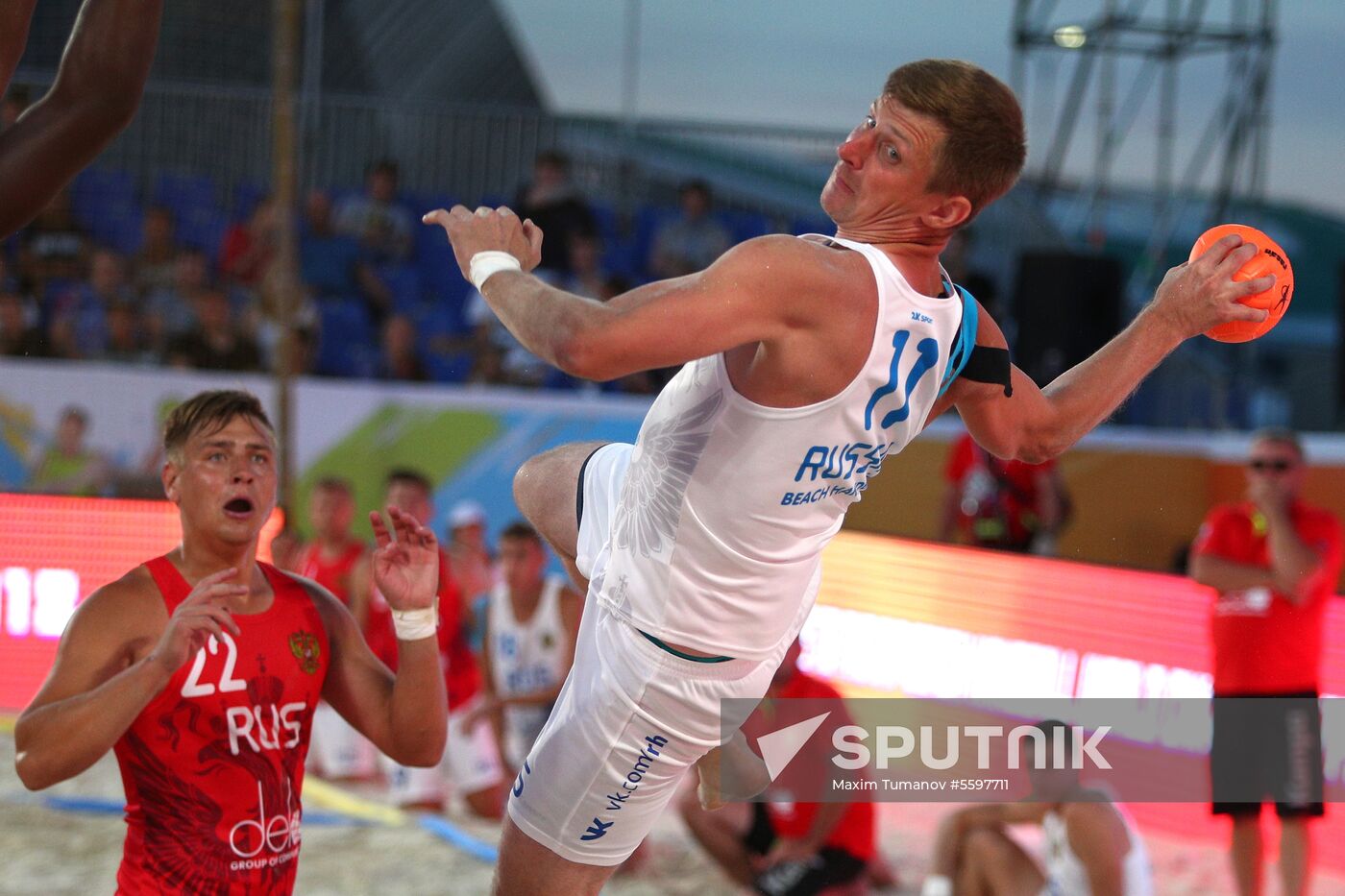 Beach Handball. 2018 World Championships. Day one