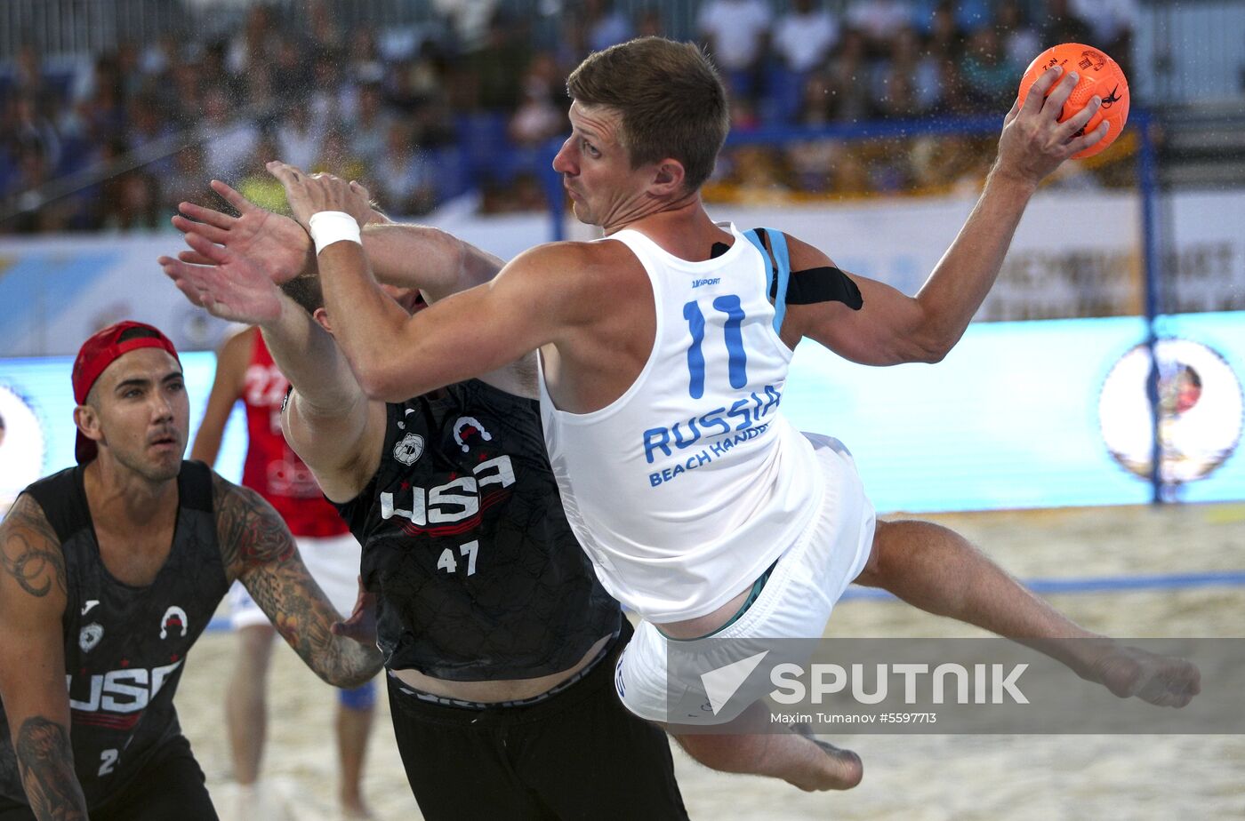 Beach Handball. 2018 World Championships. Day one