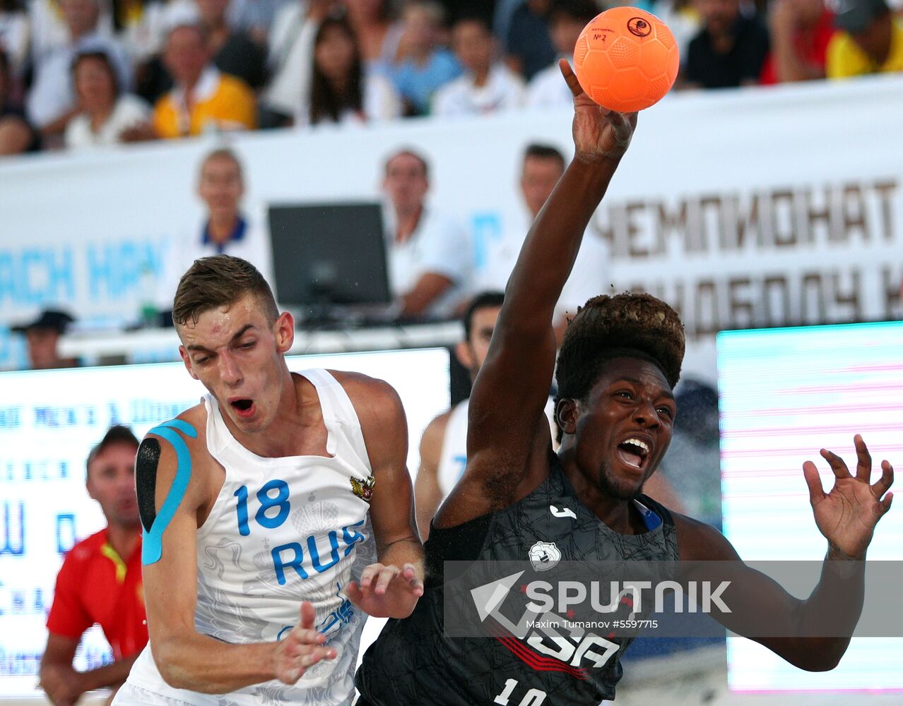 Beach Handball. 2018 World Championships. Day one