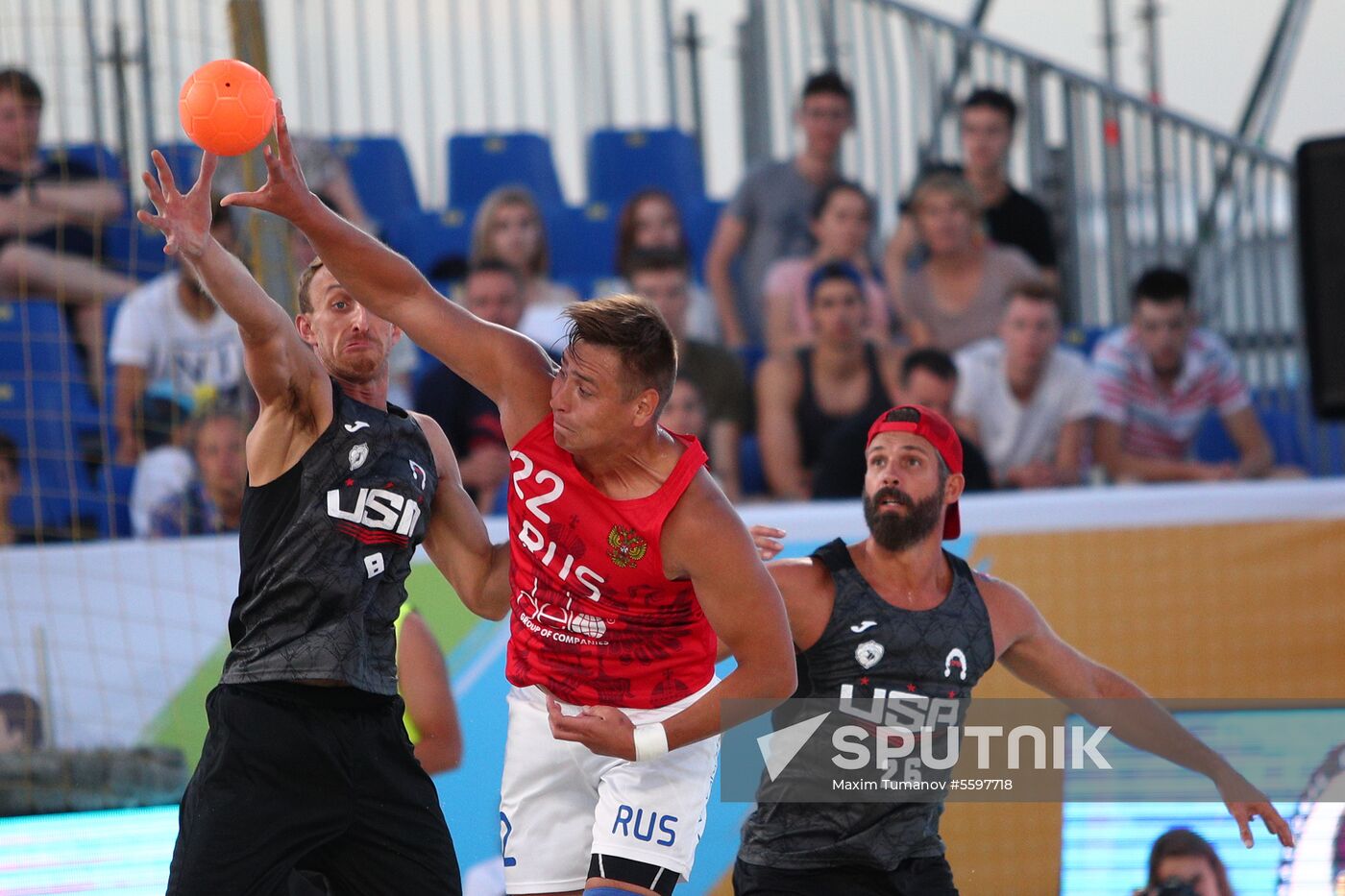 Beach Handball. 2018 World Championships. Day one