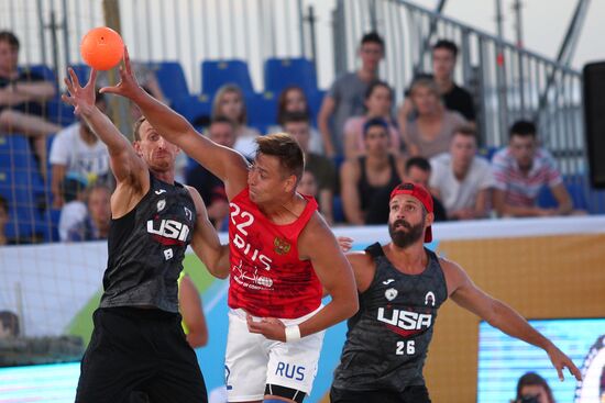 Beach Handball. 2018 World Championships. Day one