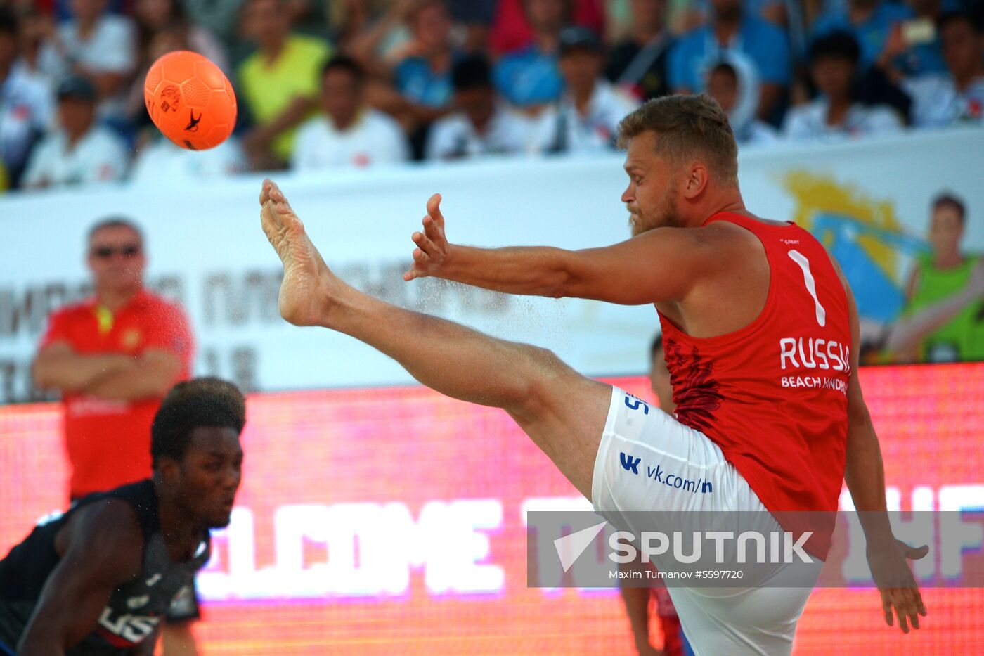 Beach Handball. 2018 World Championships. Day one