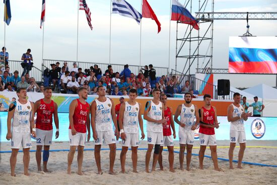 Beach Handball. 2018 World Championships. Day one