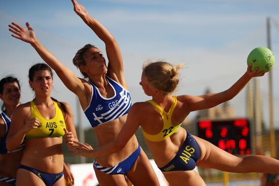 Beach Handball. 2018 World Championships. Day one