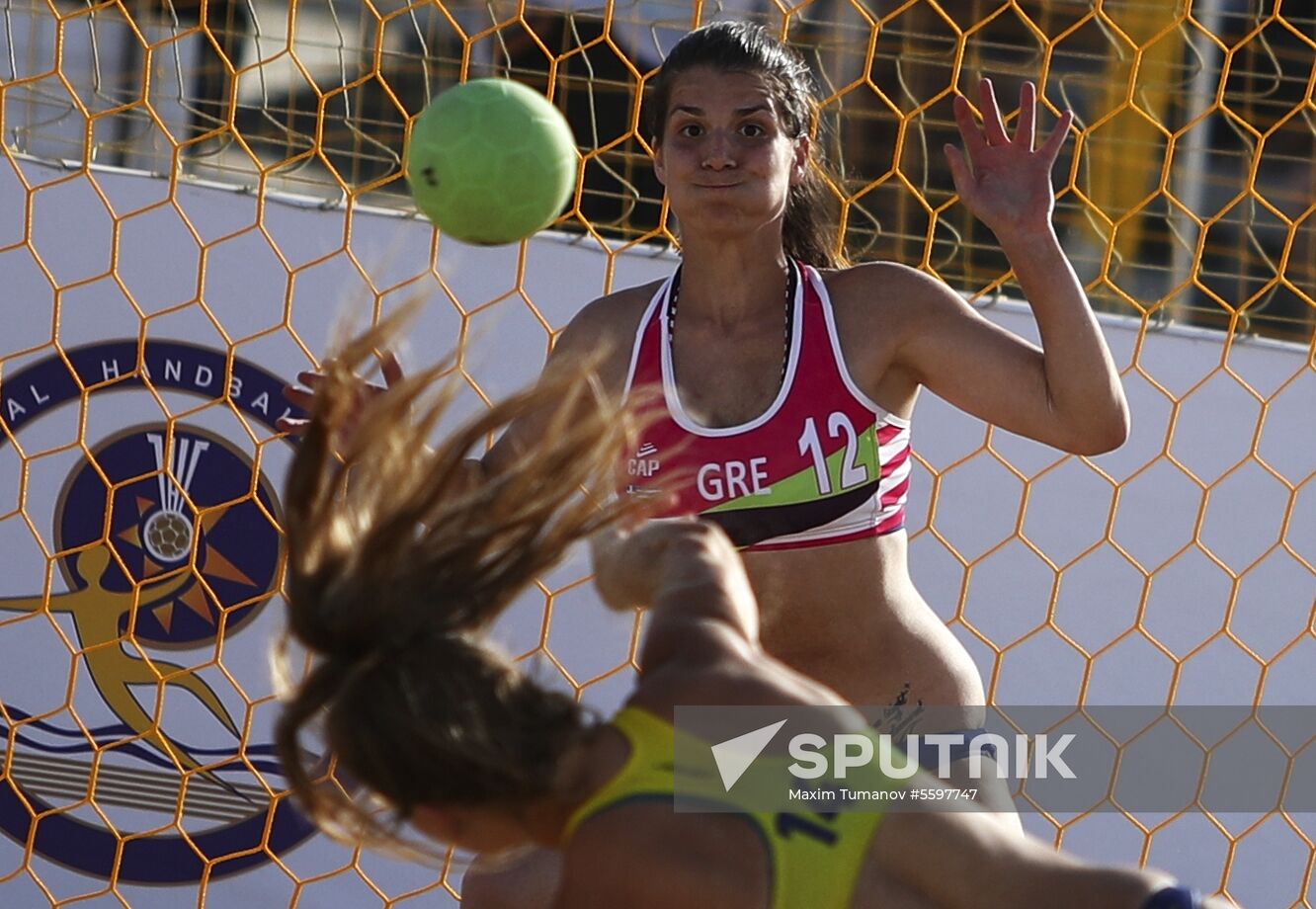 Beach Handball. 2018 World Championships. Day one