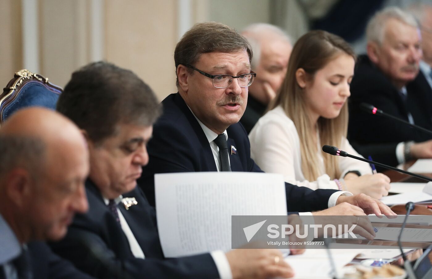 Konstantin Kosachev meets with US arms control experts