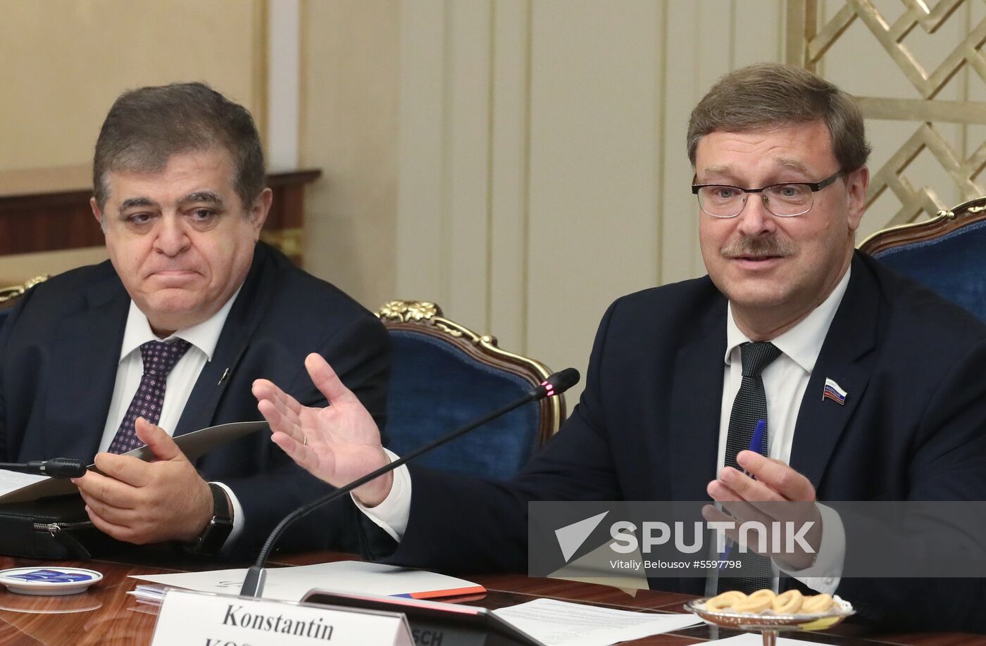 Konstantin Kosachev meets with US arms control experts