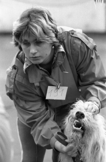 DOSAAF dog exhibition