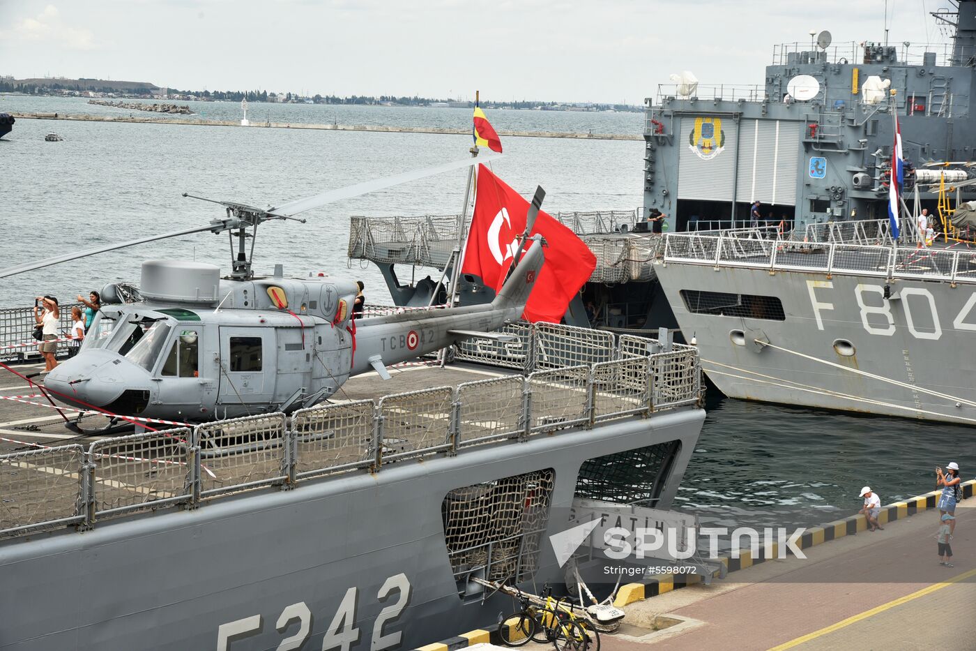 Ships of four NATO states enter port of Odessa