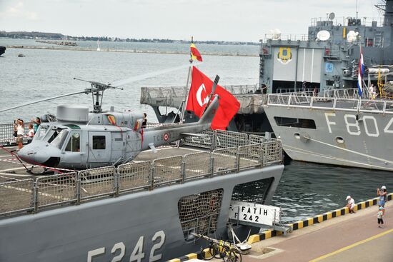 Ships of four NATO states enter port of Odessa