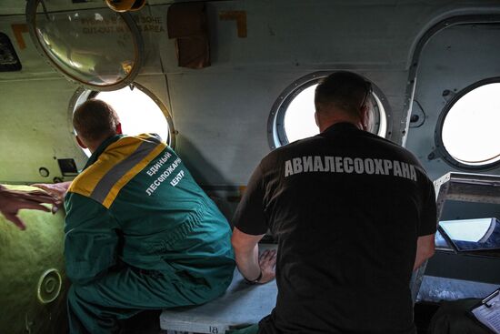 Fire in Murmansk Region