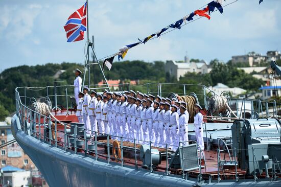 Russian regions stage rehearsals of Navy Day parade