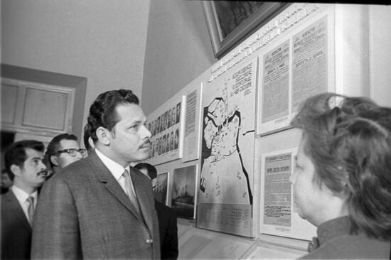 Governmental delegation of People's Democratic Republic of Yemen visits USSR