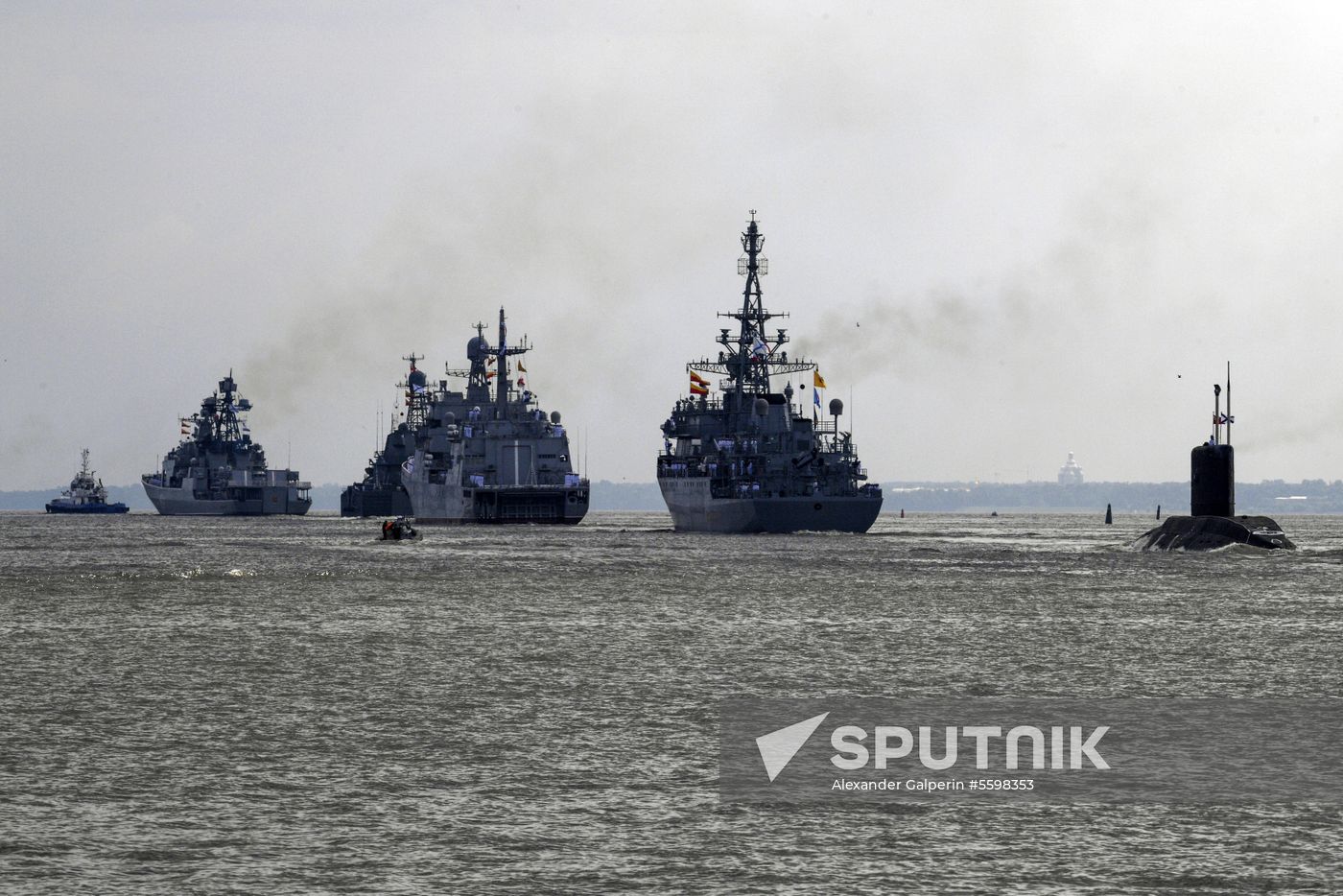 Navy Day parade rehearsal