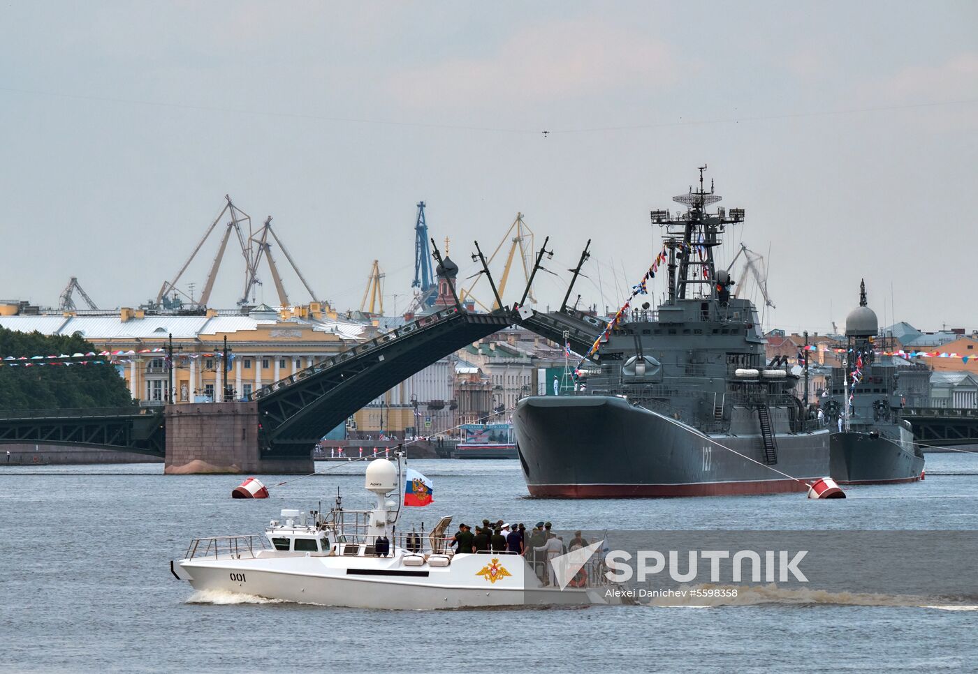 Navy Day parade rehearsal