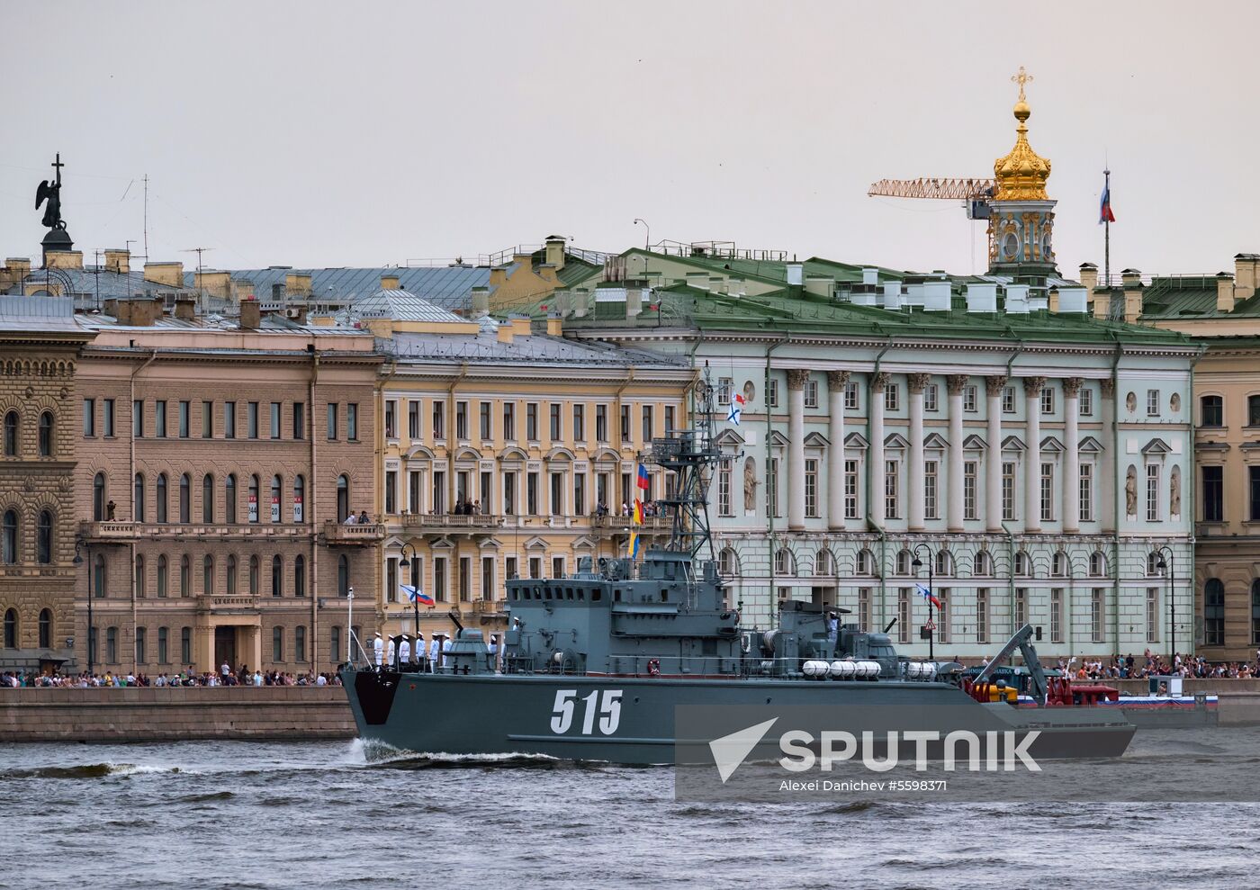 Navy Day parade rehearsal