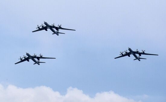Navy Day parade rehearsal