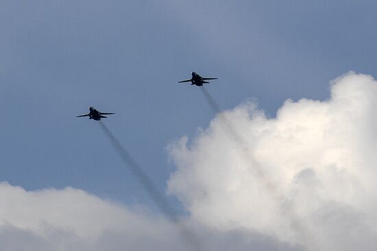 Navy Day parade rehearsal
