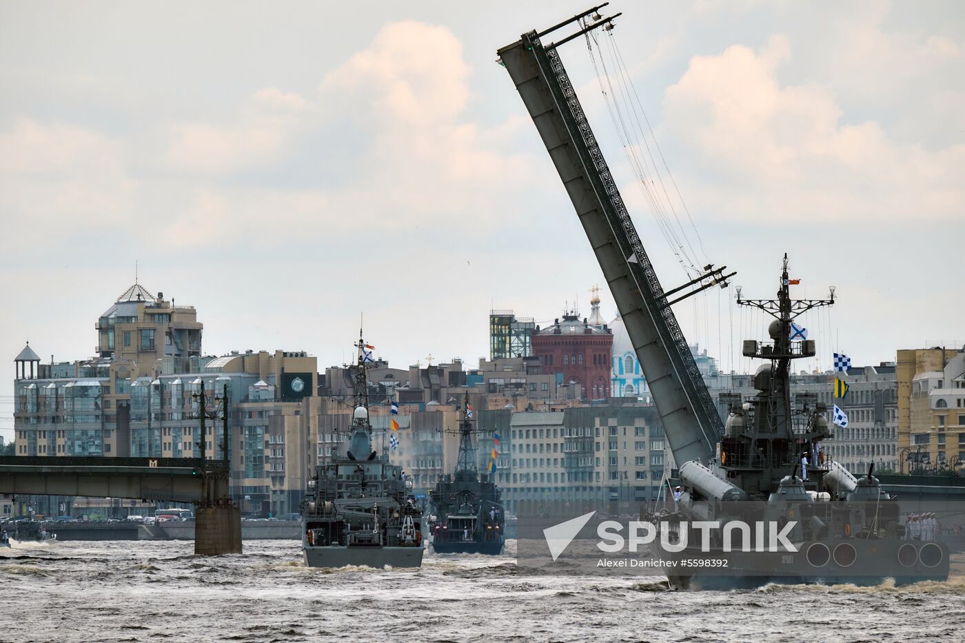 Navy Day parade rehearsal