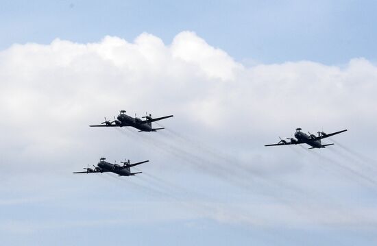 Navy Day parade rehearsal