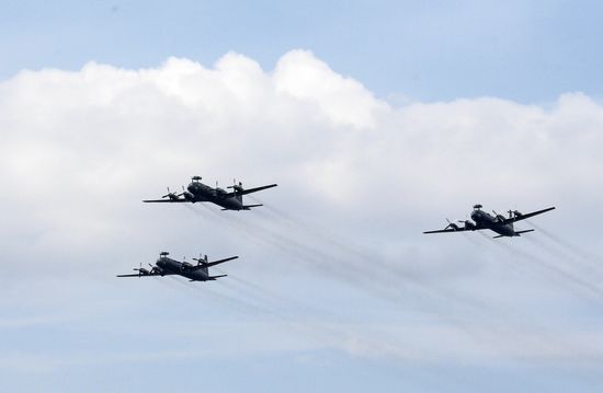 Navy Day parade rehearsal