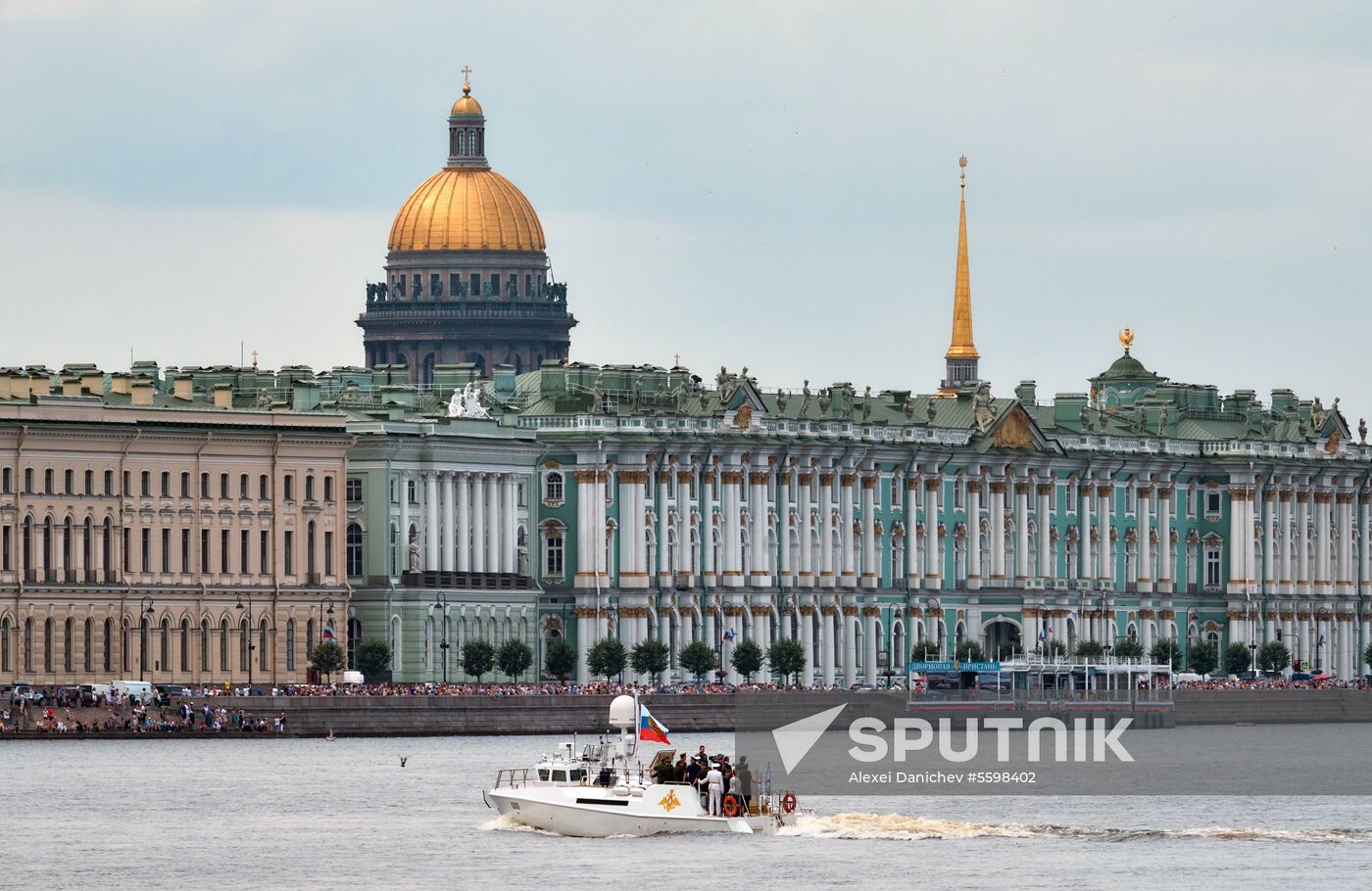 Navy Day parade rehearsal