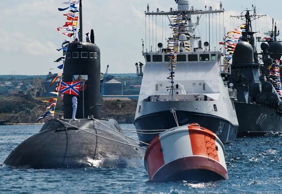 Russian regions stage rehearsals of Navy Day parade