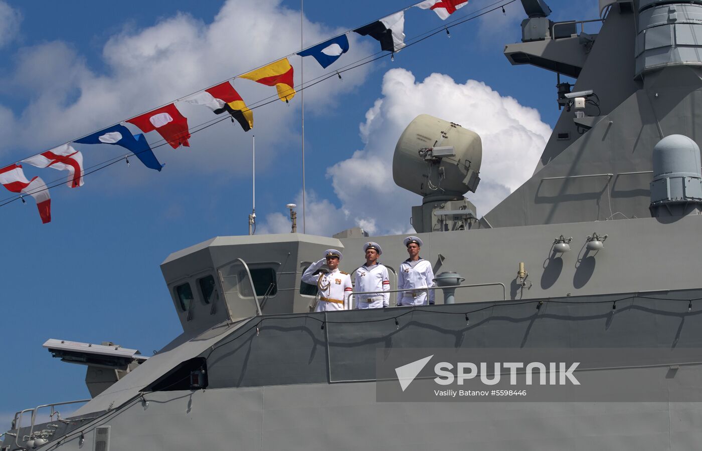 Russian regions stage rehearsals of Navy Day parade