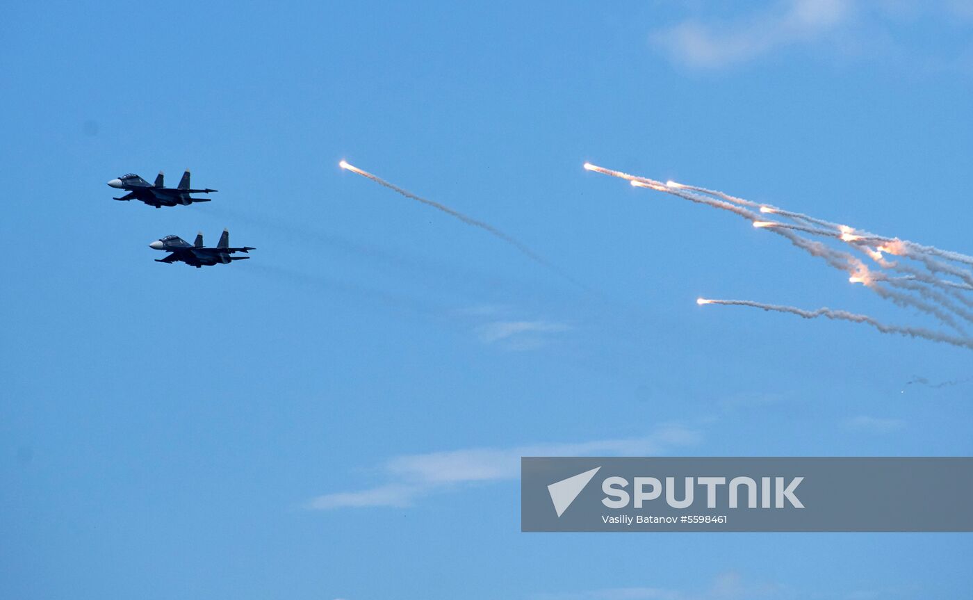 Russian regions stage rehearsals of Navy Day parade